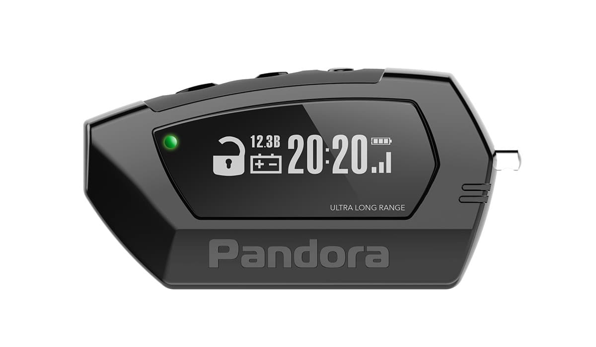 Брелок LCD D010 black